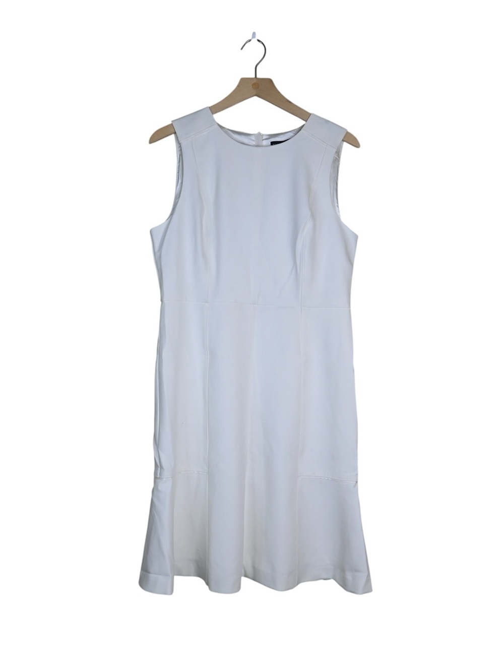 WHBM Women's 12 Petite Sleeveless Stretch Double Lined A-Line Dress NEW